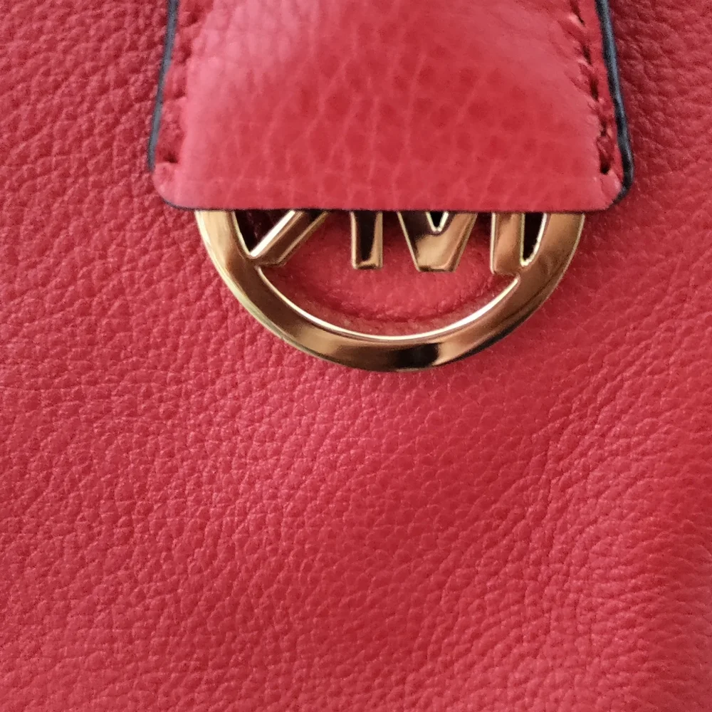 Michael Kors Large Riley 🎒 Red Purse - Picture 8 of 14